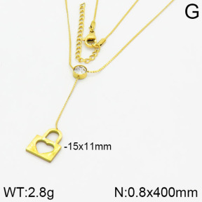 Stainless Steel Necklace  2N4000952aajl-413
