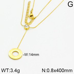 Stainless Steel Necklace  2N4000953aajl-413