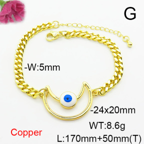 Fashion Copper Bracelet  F6B300721vbll-L024