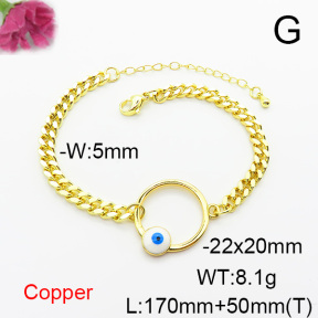 Fashion Copper Bracelet  F6B300724vbll-L024