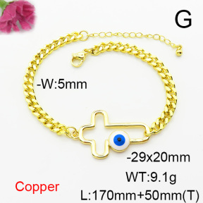 Fashion Copper Bracelet  F6B300725vbll-L024