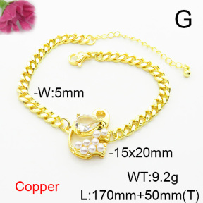 Fashion Copper Bracelet  F6B405107bbml-L024