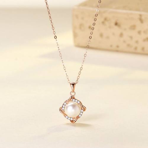 925 Silver Necklace  Weight:2.7g  P:15*17mm,N:40+5cm  JN1609aiov-Y11  NB1002309