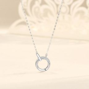 925 Silver Necklace  Weight:1.9g  P:15*15mm,N:40+5cm  JN1610ajal-Y11  NB1002334