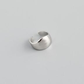 925 Silver Earrings  Ear Cuff（1pc ）  Weight:0.75g  6.4*10.2mm  JE1645bbom-Y10  EH1272