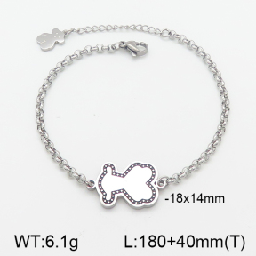 SS Bear Bracelets  TB5000210bhia-659