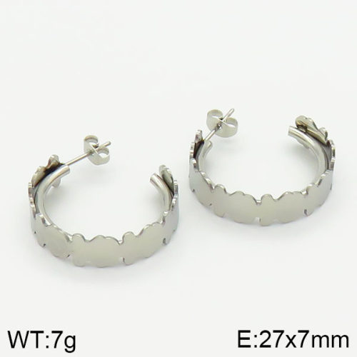 SS Bear Earrings  TE2000203bbov-722