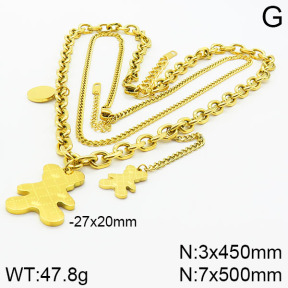 SS Bear Necklaces  TN2000220ahjb-669