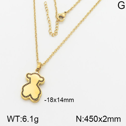 SS Bear Necklaces  TN5000121vhkb-659