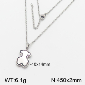 SS Bear Necklaces  TN5000122bhia-659