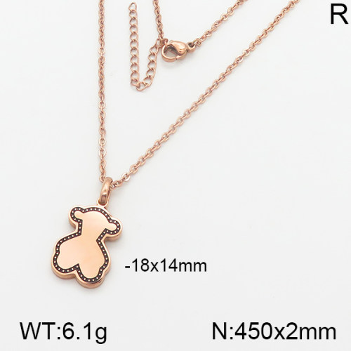 SS Bear Necklaces  TN5000123ahlv-659