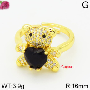 Fashion Copper Bear Rings  TR2000044vbpb-J111