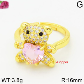 Fashion Copper Bear Rings  TR2000045vbpb-J111