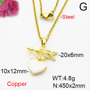 Fashion Copper Necklace  F6N404111avja-L024