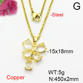 Fashion Copper Necklace  F6N404120baka-L024