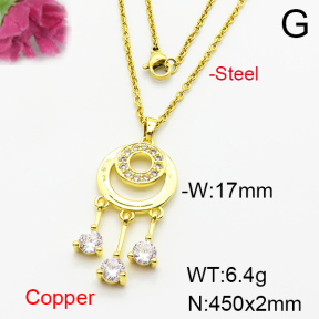 Fashion Copper Necklace  F6N404131baka-L024