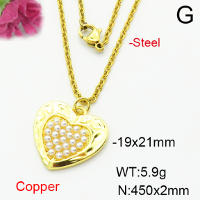 Fashion Copper Necklace  F6N404141baka-L024