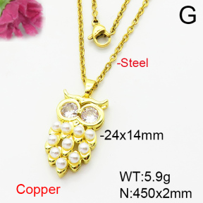 Fashion Copper Necklace  F6N404150aajl-L024