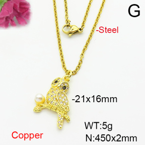 Fashion Copper Necklace  F6N404162aajl-L024