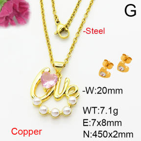 Fashion Copper Sets  F6S003889aajl-L024