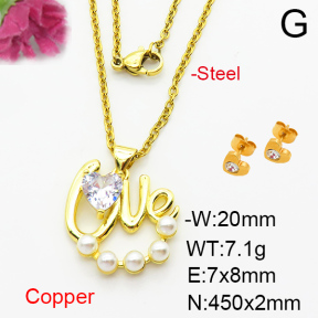 Fashion Copper Sets  F6S003890aajl-L024