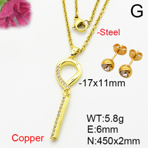 Fashion Copper Sets  F6S003921aajl-L024