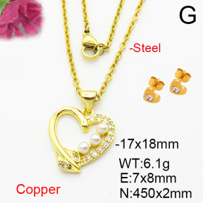 Fashion Copper Sets  F6S003962aajl-L024