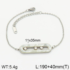 Stainless Steel Bracelet  2B4001619vbnb-434