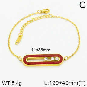 Stainless Steel Bracelet  2B4001624bbov-434