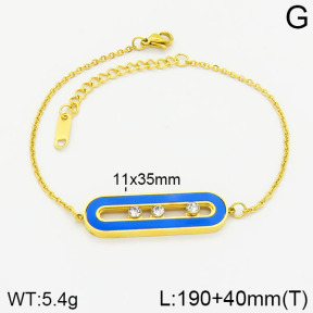 Stainless Steel Bracelet  2B4001626bbov-434