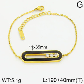 Stainless Steel Bracelet  2B4001627bbov-434