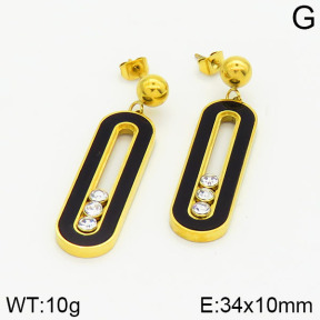 Stainless Steel Earrings  2E4001420bhbl-434