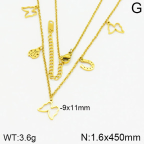 Stainless Steel Necklace  2N2001379bbov-434