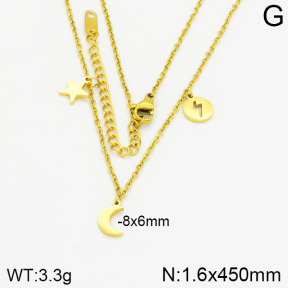 Stainless Steel Necklace  2N2001382ablb-434