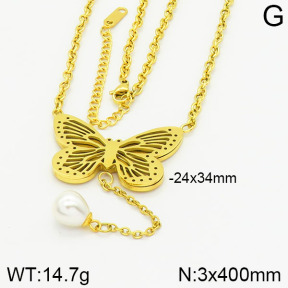 Stainless Steel Necklace  2N3000688bbov-434