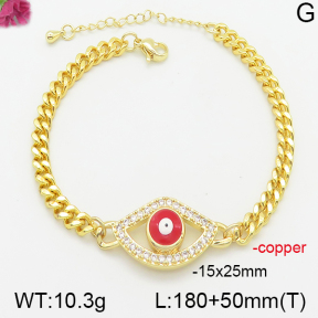 Fashion Copper Bracelet  F5B301140bhva-J111