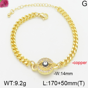 Fashion Copper Bracelet  F5B301155bhva-J111
