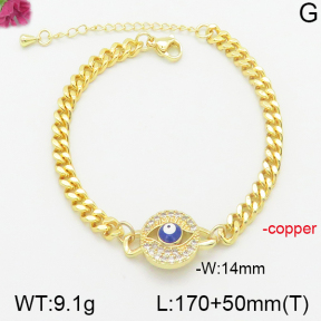 Fashion Copper Bracelet  F5B301157bhva-J111