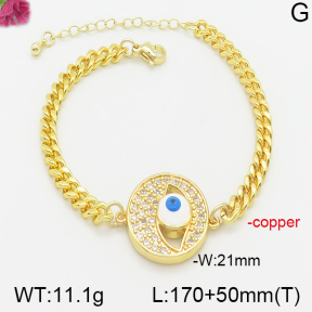 Fashion Copper Bracelet  F5B301176bhva-J111