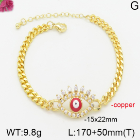Fashion Copper Bracelet  F5B301179bhva-J111