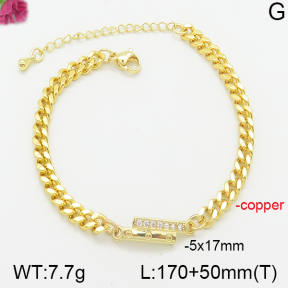 Fashion Copper Bracelet  F5B401317bhva-J111