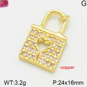 Fashion Copper Pendant  F5P400314vbmb-J111