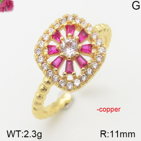 Fashion Copper Ring  F5R400192bbov-J111
