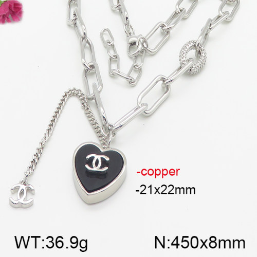 Fashion Copper Chanel Necklaces  PN0141016vhmv-K69