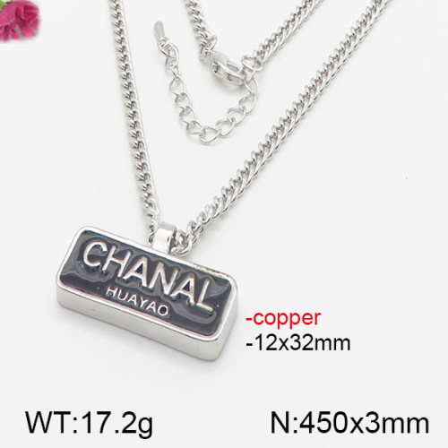 Fashion Copper Chanel Necklaces  PN0141039ahjb-K69