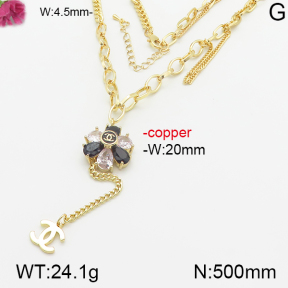 Fashion Copper Chanel Necklaces  PN0141043vhmv-K69