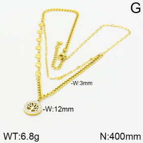 Stainless Steel Necklace  2N4000981ahjb-662