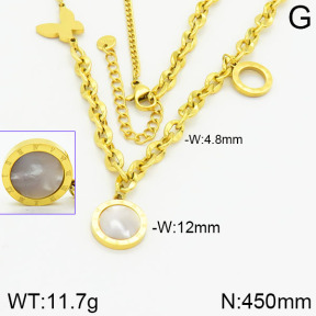 Stainless Steel Necklace  2N4000993ahjb-662