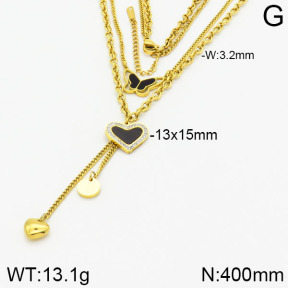 Stainless Steel Necklace  2N4000999ahlv-662