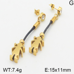 Stainless Steel Earrings  5E4001119bbov-317